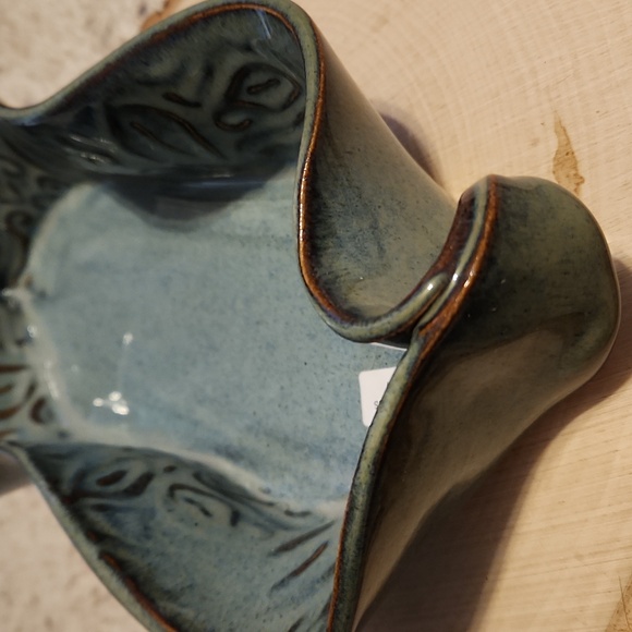 Hilborn Pottery Canada Blue Asparagus Dish NEW - Picture 8 of 8